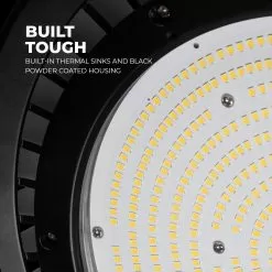 300W UFO LED High Bay Light - 49,500 Lumens - 1000W MH Equivalent - 5000K 16 300W UFO LED High Bay Light - 49,500 Lumens - 1000W MH Equivalent - 5000K -Lighting Decoration Store hbud2 50k300d c r1 super bright 1