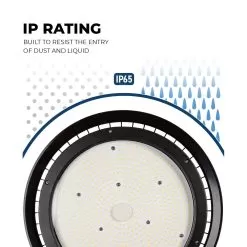 500W UFO LED High Bay Light With Reflector - 62,500 Lumens - 1,500W MH Equivalent - 5000K -Lighting Decoration Store hbud2 50k400d c r1 built tough0 2
