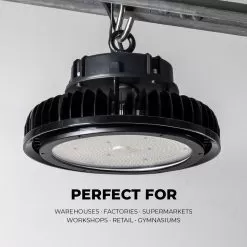 500W UFO LED High Bay Light - 62,500 Lumens - 1,500W MH Equivalent - 5000K -Lighting Decoration Store hbud2 50k500d c r1 perfect for
