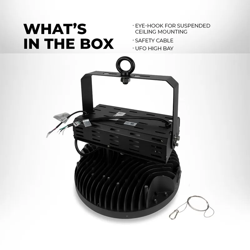 High Voltage LED High Bay Light - 500W - 277-480 VAC - 82,500 Lumens - 1,500 MH Equivalent - 5000K 3 High Voltage LED High Bay Light - 500W - 277-480 VAC - 82,500 Lumens - 1,500 MH Equivalent - 5000K - Image 3