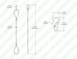 High Voltage LED High Bay Light - 300W - 277-480 VAC - 49,500 Lumens - 1,000W MH Equivalent - 5000K -Lighting Decoration Store hbud2 safety cable 3