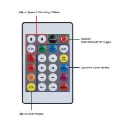 RGB Color Changing LED Light Strips - App Control - Waterproof - Plug And Play - Included Remote - 10m -Lighting Decoration Store hl x remote