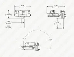 150W LED High Power Area Flood Light - 400W Equivalent - 21,000 Lumens - Cool White -Lighting Decoration Store hpal2 50k100 90 hpal sf