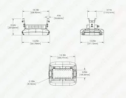 150W LED High Power Area Flood Light - 400W Equivalent - 21,000 Lumens - Cool White -Lighting Decoration Store hpal2 50k100 90 hpal sm