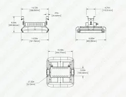 240W LED High Power Area Flood Light - 1000W Equivalent - 33,600 Lumens - Cool White 22 240W LED High Power Area Flood Light - 1000W Equivalent - 33,600 Lumens - Cool White -Lighting Decoration Store hpal2 50k150 90 2 sm 1