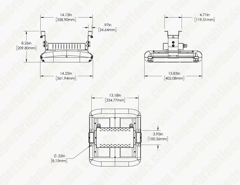 200W LED High Power Area Flood Light - 400W Equivalent - 28,000 Lumens - Cool White 12 200W LED High Power Area Flood Light - 400W Equivalent - 28,000 Lumens - Cool White - Image 12