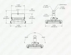 200W LED High Power Area Flood Light - 400W Equivalent - 28,000 Lumens - Cool White 22 200W LED High Power Area Flood Light - 400W Equivalent - 28,000 Lumens - Cool White -Lighting Decoration Store hpal2 50k150 90 2 ub ih