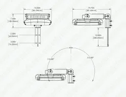 240W LED High Power Area Flood Light - 1000W Equivalent - 33,600 Lumens - Cool White 20 240W LED High Power Area Flood Light - 1000W Equivalent - 33,600 Lumens - Cool White -Lighting Decoration Store hpal2 50k200 90 hpal sf 1
