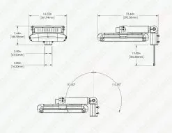 300W LED High Power Area Flood Light - 1000W Equivalent - 42,000 Lumens - Cool White -Lighting Decoration Store hpal2 50k300 90 sf