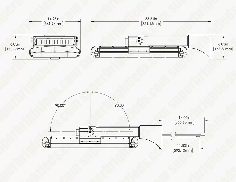 450W LED High Power Area Flood Light - 1000W Equivalent - 63,000 Lumens - Cool White 9 450W LED High Power Area Flood Light - 1000W Equivalent - 63,000 Lumens - Cool White - Image 9