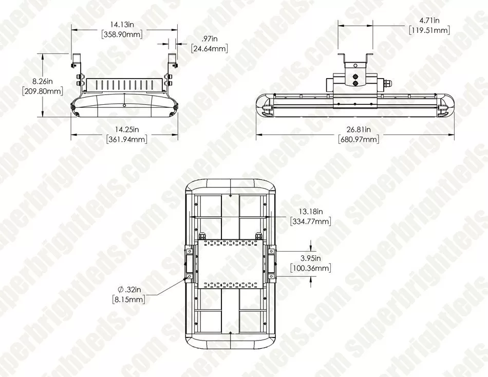 450W LED High Power Area Flood Light - 1000W Equivalent - 63,000 Lumens - Cool White 10 450W LED High Power Area Flood Light - 1000W Equivalent - 63,000 Lumens - Cool White - Image 10