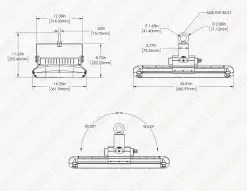 450W LED High Power Area Flood Light - 1000W Equivalent - 63,000 Lumens - Cool White 22 450W LED High Power Area Flood Light - 1000W Equivalent - 63,000 Lumens - Cool White -Lighting Decoration Store hpal2 50k450 90 ub ih