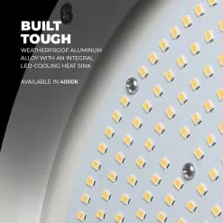 MaxLite 240W High Temperature LED Round High Bay - 31,200 Lumens - 600W MH Equivalent - 120 VAC - 4000K -Lighting Decoration Store hph240uc 40c1 built tough 1