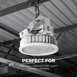 MaxLite 240W High Temperature LED Round High Bay - 31,200 Lumens - 600W MH Equivalent - 120 VAC - 4000K -Lighting Decoration Store hph240uc perfect for 1