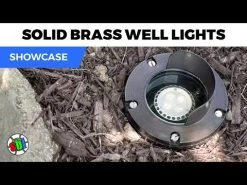 Solid Brass Landscape Path Light - 6" Cone Shade - Drop-In Fixture - Optional G4 Smart Bulb - RGB + White - Alexa / Google Assistant -Lighting Decoration Store hqdefault 20 8