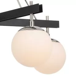 Allie 352C05BLSB 5-Light Chandelier - Black/Satin Brass -Lighting Decoration Store image 1fa41f91 4664 47b2 af10 9e5c61c3d098