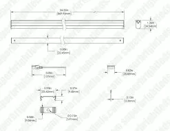 Integrated T5 LED Light Fixture - 120V Linkable LED Task Lights - Up To 600lm/ft - 5000K - 48" -Lighting Decoration Store it5 40k36 120v 1