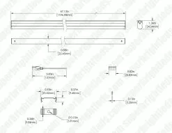 Integrated T5 LED Light Fixture - 120V Linkable LED Task Lights - Up To 600lm/ft - 5000K - 48" -Lighting Decoration Store it5 40k48 120v 1