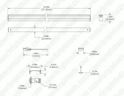 Integrated T5 LED Light Fixture - 120V Linkable LED Task Lights - Up To 600lm/ft - 5000K - 48" -Lighting Decoration Store it5 50k24 120v 1