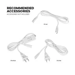 Integrated T5 LED Light Fixture - 120V Linkable LED Task Lights - Up To 600lm/ft - 5000K - 48" -Lighting Decoration Store it5 ix48 recommended accessoriespsd 1