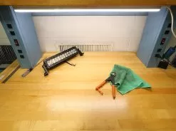 Integrated T5 LED Light Fixture - 120V Linkable LED Task Lights - Up To 600lm/ft - 5000K - 48" -Lighting Decoration Store it5 xkx 120v app workbench 1