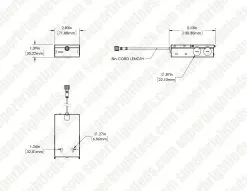 6" 12W Ultra-Thin LED Recessed Downlight - Selectable CCT - Canless - Up To 984 Lumens -Lighting Decoration Store kok 6ejct12sr05 driver dim drawing
