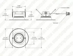 6" LED Recessed Retrofit Downlight - Selectable CCT And Wattage - Dimmable - Up To 1,260 Lumens 13 6" LED Recessed Retrofit Downlight - Selectable CCT And Wattage - Dimmable - Up To 1,260 Lumens -Lighting Decoration Store kok 6hvctlr05wh