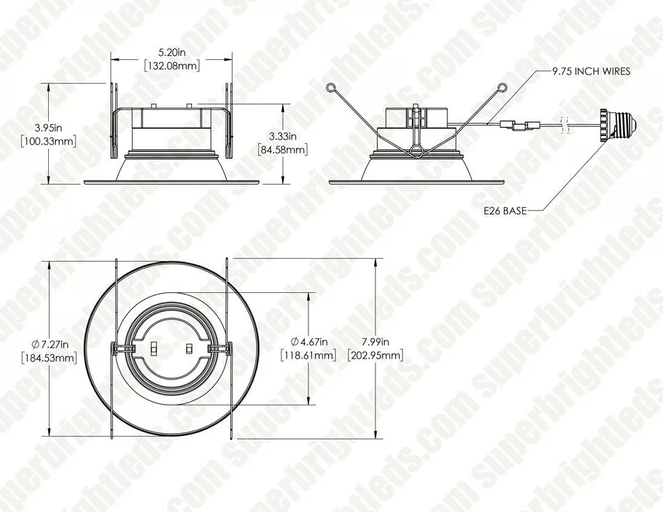 6" LED Recessed Retrofit Downlight - Selectable CCT And Wattage - Dimmable - Up To 1,260 Lumens 7 6" LED Recessed Retrofit Downlight - Selectable CCT And Wattage - Dimmable - Up To 1,260 Lumens - Image 7