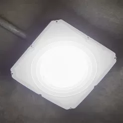 40W LED Parking Garage Canopy Light - 4,800 Lumens - 100W Metal Halide Equivalent - 5000K - Cool White 13 40W LED Parking Garage Canopy Light - 4,800 Lumens - 100W Metal Halide Equivalent - 5000K - Cool White -Lighting Decoration Store lcgp up close on updated