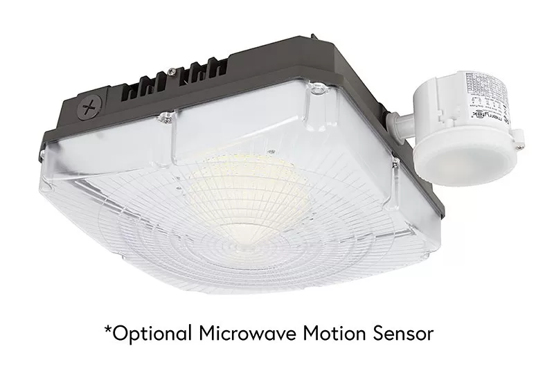 40W LED Parking Garage Canopy Light - 4,800 Lumens - 100W Metal Halide Equivalent - 5000K - Cool White 5 40W LED Parking Garage Canopy Light - 4,800 Lumens - 100W Metal Halide Equivalent - 5000K - Cool White - Image 5