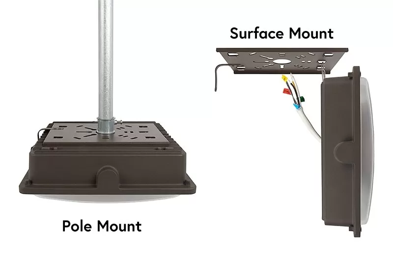 50W LED Parking Garage Canopy Light - 175W Metal Halide Equivalent - 5000K 4 50W LED Parking Garage Canopy Light - 175W Metal Halide Equivalent - 5000K - Image 4