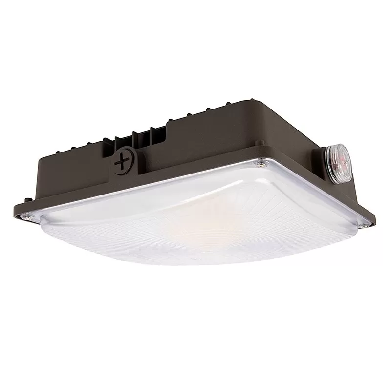 LED Parking Garage Canopy Light With Bypassable Photocell - Selectable CCT & Wattage - 30W / 40W / 50W - 3000K / 4000K / 5000K - 6250 Lumens 1 LED Parking Garage Canopy Light With Bypassable Photocell - Selectable CCT & Wattage - 30W / 40W / 50W - 3000K / 4000K / 5000K - 6250 Lumens