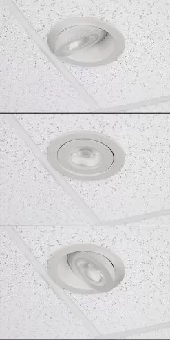 4” LED Gimbal Trim Recessed Downlight - Selectable CCT - Canless - Dimmable - 810 Lumens -Lighting Decoration Store led 4 s9w 5cctwh efg ceiling