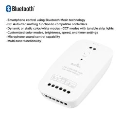 RGBW LED Strip Kit - Color Changing + White LED Tape Light - 5m - Bluetooth Smartphone App Controlled -Lighting Decoration Store lf bl a2 bluetooth