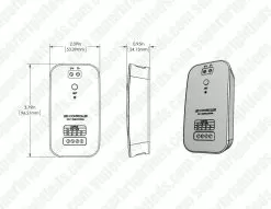 RGB LED Strip Light Kit - 5m Color-Changing LED Tape Light - 24V - Alexa / Google Assistant / Compatible Wi-Fi / Bluetooth Controller -Lighting Decoration Store lf bl a3 dims drawings 1