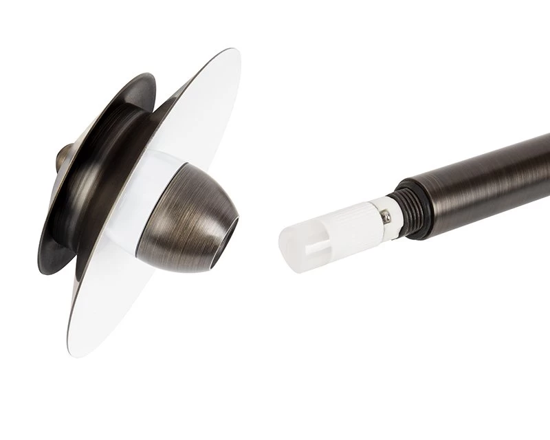 Solid Brass Landscape Path Light - 6" Two-Tier Cone Shade - Drop-In Fixture With G4 Smart Bulb - RGB + White - Alexa / Google Assistant 3 Solid Brass Landscape Path Light - 6" Two-Tier Cone Shade - Drop-In Fixture With G4 Smart Bulb - RGB + White - Alexa / Google Assistant - Image 3