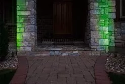 Solid Brass LED-Ready Landscape Spot Light With Adjustable Glare Guard - Drop-In Fixture With MR16 Bulb - RGB + Tunable White - Smartphone Compatible - Optional RF Remote -Lighting Decoration Store lfb s01a rgb app2