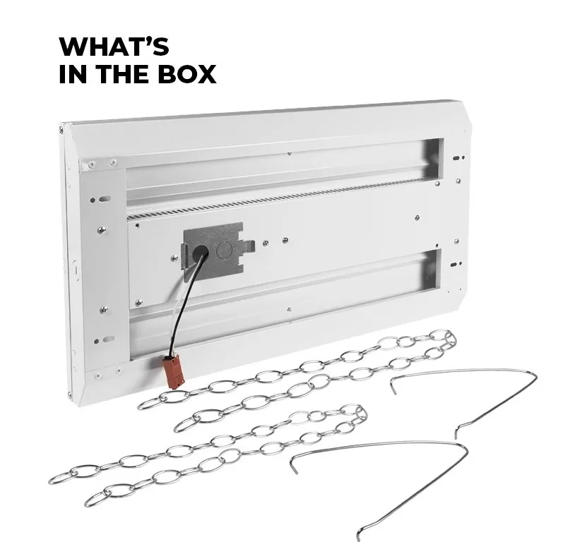 2’ LED Linear High Bay Light - 100W - 13,000 Lumens - 250W MH Equivalent - 4000K / 5000K 2 2’ LED Linear High Bay Light - 100W - 13,000 Lumens - 250W MH Equivalent - 4000K / 5000K - Image 2