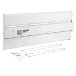 220W Linear High Bay - Dimmable - 31900 Lumens - 3' - 400W MH Equivalent - 5000K - Cool White -Lighting Decoration Store lhbds1 50k300ml p2wh3 back 3ft