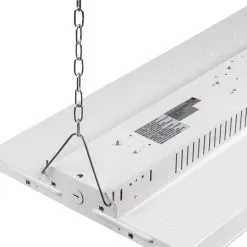 220W Linear High Bay - Dimmable - 31900 Lumens - 3' - 400W MH Equivalent - 5000K - Cool White -Lighting Decoration Store lhbds1 50kxml pxwhx hanging kit 1