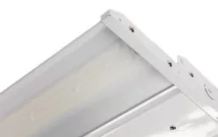 220W Linear High Bay - Dimmable - 31900 Lumens - 3' - 400W MH Equivalent - 5000K - Cool White -Lighting Decoration Store lhbds1 frosted close up
