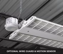 165W Linear High Bay - Dimmable - 22275 Lumens - 2' - 400W MH Equivalent - 5000K - Cool White -Lighting Decoration Store lhbds1 wg1 sensorwiregaurd 90w 165w app