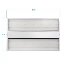 300W LED Linear High Bay - 42,000 Lumens - 1,000W MH Equivalent - 5000K -Lighting Decoration Store lhbds2 300w front 1