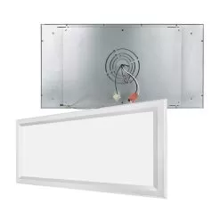 Surface Mount LED Panel Light - 1x2 - 2,500 Lumens - 25W Dimmable Even-Glow® Light Fixture - LPD-40K12-25