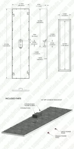 Surface Mount LED Panel Light - 1x4 - 4,100 Lumens - 40W Dimmable Even-Glow® Light Fixture 23 Surface Mount LED Panel Light - 1x4 - 4,100 Lumens - 40W Dimmable Even-Glow® Light Fixture -Lighting Decoration Store lpd 40k14 40 assembly conduit cover for site0