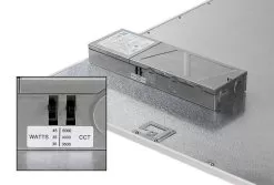 2x2 LED Panel Light - Field Selectable - Color Temperature 3500K/4000K/5000K - Wattage 30W/35W/45W -Lighting Decoration Store lpd x sw3c sp3x cctwat switches