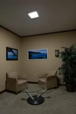 Surface Mount LED Panel Light - 1x1 - 1,800 Lumens - 18W Dimmable Even-Glow® Light Fixture - LPD-40K11-18 -Lighting Decoration Store lpd x11 18 demo room 1x10 1