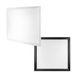 2'x2' Even-Glow® LED Flat Panel Light Fixture - Surface Mount - 40W - Dimmable - 3000K - White With Drop Ceiling Mount
