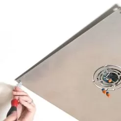 2'x4' Even-Glow® LED Flat Panel Light Fixture - Surface Mount - 40W - Dimmable - 4000K - Black With Surface Mount -Lighting Decoration Store lpd x24 40 light fixture