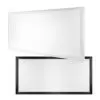 2'x4' Even-Glow® LED Flat Panel Light Fixture - Surface Mount - 40W - Dimmable - 4000K - Black With Surface Mount